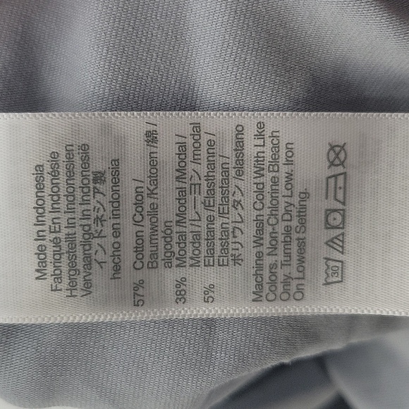 Madewell Twist-Front Long-Sleeve Tee in Solstice size Medium NWT NO073 - Picture 8 of 11